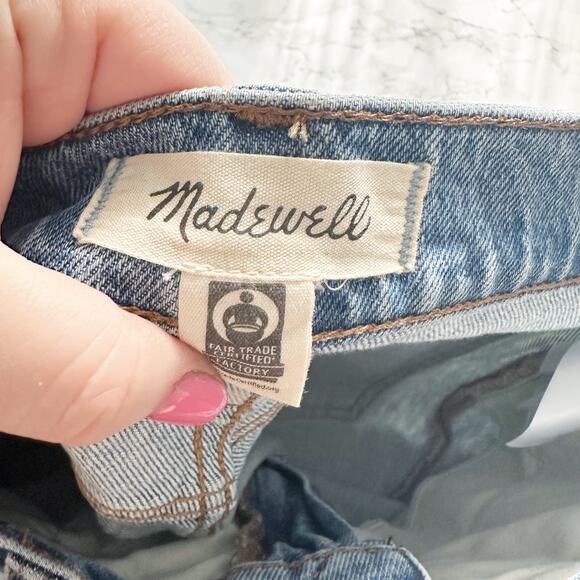 Madewell the Perfect Vintage Jean‎ Distressed Blue Jeans women’s size 26 - Picture 6 of 12